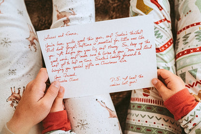 Handwritten Santa Letter