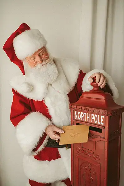 Santa sending mail